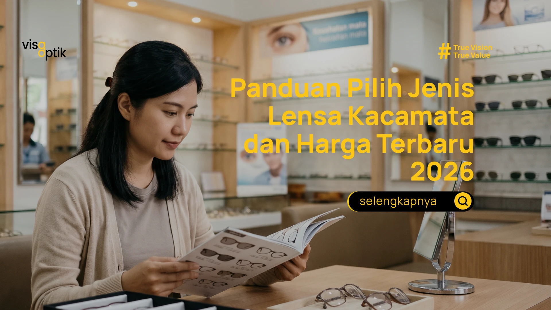 jenis lensa kacamata dan harga