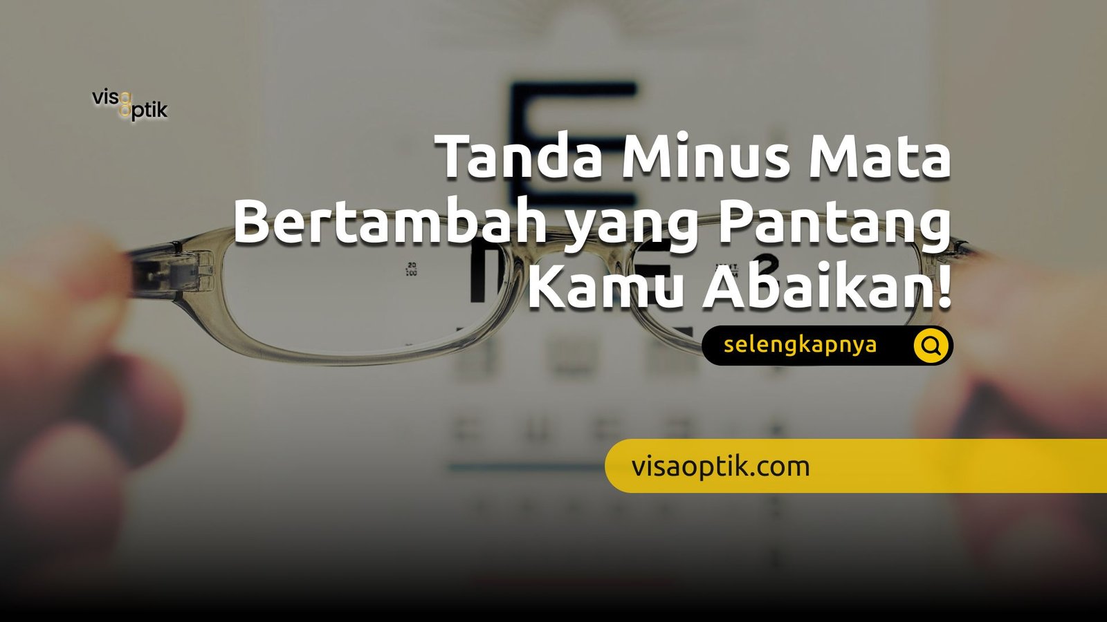 tanda minus mata bertambah
