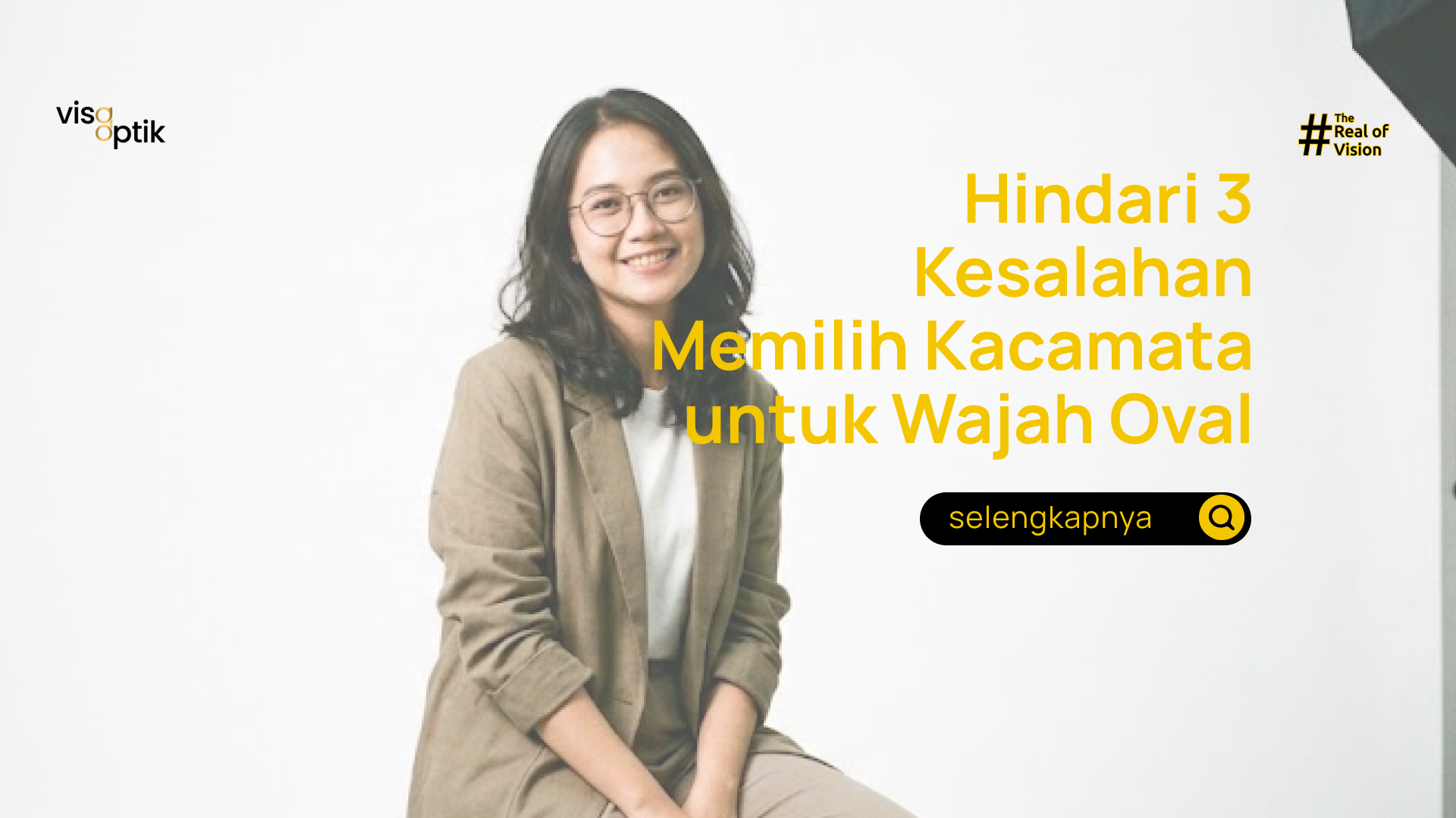 kacamata untuk wajah oval